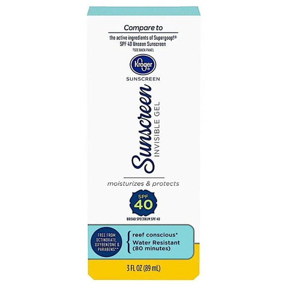 Kroger Invisible Gel Sunscreen SPF 40 3oz - Picture 1 of 1